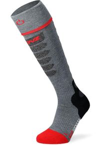 Lenz Heat Sock 5.1 Toe-Cap Slim, socks heatable , color: Grey/Red , size: 42 EU - 44 EU