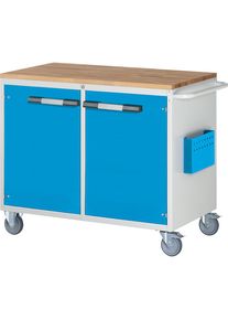 Banco da lavoro compatto, mobile eurokraft pro