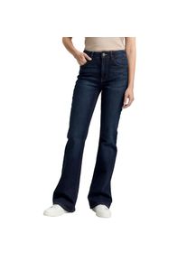 Tom Tailor, Damen, Schlagjeans &raquo;STELLA Bootcut&laquo; mit Schlag und Stretch, dark blue, 28 - L&auml;nge 30, Denim Long von Tom Tailor