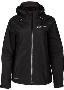Klim Eclipse, Veste textile Gore-Tex pour femmes , couleur: Noir/Gris , taille: S