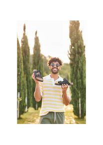 Rieker, Damen, Pantolette Sommerschuh, Strandschuh, Hausschuh mit bequemem Fu&szlig;bett, schwarz, 40, Pantolette mit zwei verstellbaren Schnallen