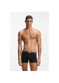 BOSS, Herren, Boxer &raquo;Boxer 3 PACK&laquo; mit farblich passendem Webbund, Black061, S (48), Boxershorts im Dreierpack