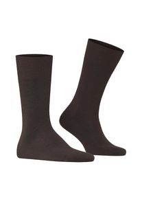 Falke, Herren, Socken &raquo;Airport&laquo; klimaregulierend durch Schurwolle, atmungsaktiv, geruchshemmend, brown, 45-46, Herrensocken von Falke