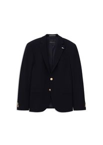 Bugatti, Herren, Sakko &raquo;Stretch-Futter&laquo; mit hochwertigen &Ouml;senkn&ouml;pfen, 390-marine, 54, 390-marine, Komfortabler Regular Fit f&uuml;r jeden Tag