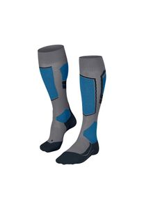 Falke, Herren, Skisocken &raquo;SK4 Advanced&laquo; w&auml;rmend, hohe Feuchtigkeitsaufnahme, schnell trocknend, middle grey melange, 46-48, Herrenkniestr&uuml;mpfe von 