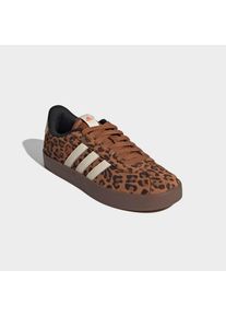 adidas Sportswear, Damen, Sneaker &raquo;VL COURT 3.0&laquo; mit Animal Print, Leo-Print, Dusky Bronze/Cream White/Gum5, 40,5, Stylische Schuhe mit 
