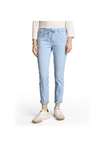 Tom Tailor, Damen, 7/8-Hose &raquo;Tapered&laquo; mit Bindeband am B&uuml;ndchen, Kentucky Blue, 34 - L&auml;nge 28, Trousers von Tom Tailor