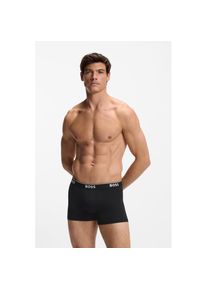 BOSS, Herren, Boxer &raquo;Boxer 3 PACK&laquo; mit farblich passendem Webbund, black, XXL (56), Boxershorts im Dreierpack