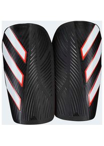 adidas Performance, Unisex, Fu&szlig;ball Schienbeinschoner &raquo;TIRO SHINGUARD EU CLUB SCHIENBEINSCHONER&laquo;, Black / White / Lucid Red, L, Flexibler 