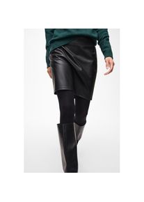Vila, Damen, Lederimitatrock &raquo;VIDAGMAR HW COATED SKIRT - NOOS&laquo;, Black, 44, Minirock von Vila