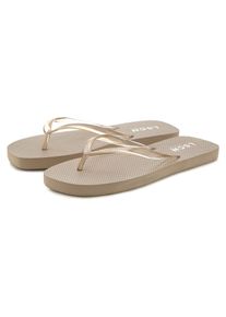 LSCN by LASCANA, Damen, Badezehentrenner &raquo;Flip-Flops, Badelatsche, Badeschuhe, Sandale, Pantolette, Badeschlappe&laquo; Zehentrenner in trendiger Karree-
