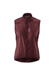Gonso, Damen, Funktionsweste &raquo;Road Vest Wind W&laquo; Damen Weste, atmungsaktive Radweste, leichte Windweste, Tight Fit, rotbraun, 36, Enganliegende 