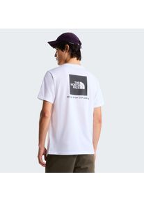 The North Face, Herren, T-Shirt &raquo;M EVOLUTION BOX NSE REGULAR SHORT SLEEVE&laquo; normale Passform, Kurzarm, aus Baumwollmischjersey, TNF WHITE, S, T-Shirt 
