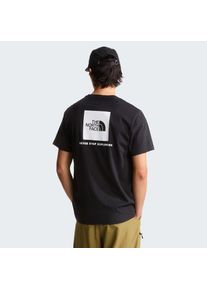 The North Face, Herren, T-Shirt &raquo;M EVOLUTION BOX NSE REGULAR SHORT SLEEVE&laquo; normale Passform, Kurzarm, aus Baumwollmischjersey, TNF BLACK-TNF WHITE, L,