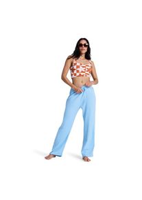 Roxy, Damen, Strandhose &raquo;Nazare Surf Spot&laquo;, Airy Blue, L, Material: Baumwoll-Viskose-Strickgewebe