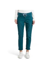 Tom Tailor, Damen, 7/8-Hose &raquo;Tapered&laquo; mit Bindeband am B&uuml;ndchen, Deep Meadow Gree, 34 - L&auml;nge 28, Trousers von Tom Tailor