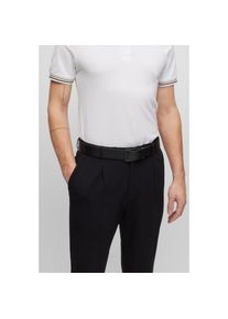 BOSS, Herren, Lederg&uuml;rtel &raquo;Connio&laquo; minimalistisch, Matte-Schliesse und BOSS-Pr&auml;gung auf der Lederschlaufe, Black, Black, Herren Lederg&uuml;rtel von BOSS 