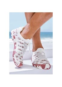 Venice Beach, Damen, Aquaschuh &raquo;Badeschuh, Slipper, Wasserschuh, Badelatsche, Badeschlappe&laquo; mit elastischen B&auml;ndern f&uuml;r schnelles Reinschl&uuml;pfen, 