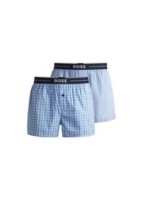 BOSS, Herren, Webboxer &raquo;2P&laquo; 2er-Pack, Open Blue 471, XL (54), Webboxer im Zweierpack
