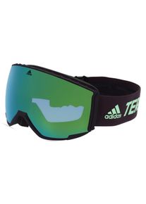 Adidas SP0039 SKI | Okulary narciarskie unisex | Oprawka: Tworzywo Sztuczne Czarny | Kolor szkła: Zielony Pełny Kolor