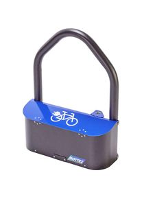 Mottez Fietsenrek, voor e-bikes met batterijbox, grijs/blauw, antiroestbehandeling