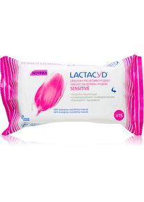 Lactacyd Sensitive pap&iacute;rt&ouml;rlők az intim higi&eacute;ni&aacute;hoz 15 db