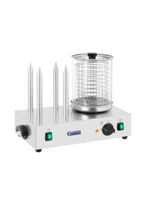 ROYAL CATERING Hot dog k&eacute;sz&iacute;tő - pir&iacute;t&oacute;rudakkal RCHW-2300