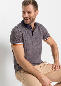 Polo in jersey di puro cotone biologico a maniche corte, Blu, Taglia 48/50 (M), bonprix