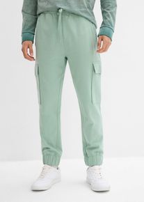 Pantaloni da jogging con tasche cargo loose fit, Verde, Taglia 64/66 (3XL), bonprix