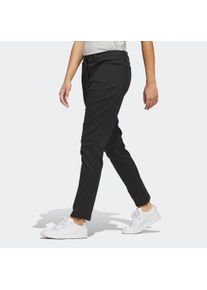 Golfhose adidas Performance "ULTIMATE365 TWISTWEAVE FIVE-POCKET", Damen, Gr. 46, L-Gr, schwarz (schwarz l, gr, lang, gr.), Obermaterial: 100% Polyester, Hosen Golfhose
