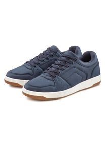 Sneaker AUTHENTIC LE JOGGER "Schn&uuml;rhalbschuh, Freizeitschuh, Schn&uuml;rschuh, Turnschuh", Herren, Gr. 42, blau (navy), Obermaterial: 100% Lederimitat. Decksohle: 100% Textilmaterial. Futter: 100% Textilmaterial. Laufsohle: 100% Synthetik, unifarben, Basic, Schuhe Sneaker, im modischen Casual-Look VEGAN