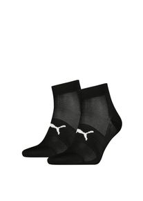 Kurzsocken Puma "Puma UNISEX SPORT LIGHT QUARTER 2P", Damen, Gr. 35-38, schwarz, Materialmix, normal, Socken Kurzsocken, mit verst&auml;rktem Fersen- und Zehenbreich, Topseller