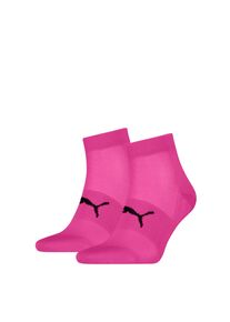 Kurzsocken Puma "Puma UNISEX SPORT LIGHT QUARTER 2P", Damen, Gr. 35-38, pink, Materialmix, normal, Socken Kurzsocken, mit verst&auml;rktem Fersen- und Zehenbreich