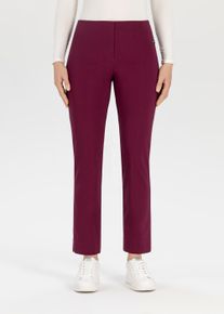 Schlupfhose Stehmann "Ina", Damen, Gr. 46, N-Gr, lila (beet rot), Web, Obermaterial: 76% Viskose, 21% Polyamid, 3% Elasthan, Basic, Basic schmal kn&ouml;chellang, Hosen Schlupfhose, innen w&auml;rmend angeraut