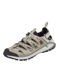 Outdoorschuh Meindl "Meindl Brindisi Comfort fit PW", Herren, Gr. 44, gr&uuml;n (schilf), Mesh, Nubukleder, unifarben, Basic, Schuhe Outdoorschuh, Comfort fit mehr Platz im Vorfu&szlig;bereich und festen Halt in der Ferse