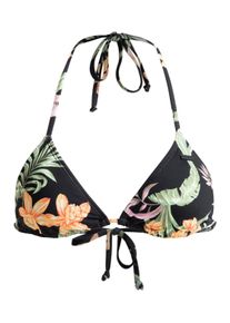 Triangel-Bikini-Top Roxy "Pt Beach Classics", Damen, Gr. S, Cup B, schwarz, Obermaterial: 85% Polyester, 15% Elasthan., Bikini-Oberteile Triangel-Bikini-Top