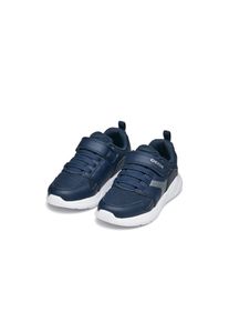 Sneaker Geox "J SPRINTYE BOY", Jungen, Gr. 26, blau (navy), Synthetik, Textil, Schuhe Sneaker, Freizeitschuh, Klettschuh mit elastischen Schn&uuml;rsenkeln