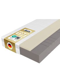 Hybridschaum-Matratze Beco "Feel Like Latex ONE KS - GOLD, Matratze 90x200 cm, 140x200 cm und mehr", wei&szlig;, B:80cm H:21cm L:200cm, Bezug: 100% Polyester. Steppf&uuml;llung: 100% Polyester, Matratzen, Hybridschaum-Matratze, Ergonomischer Hybridschaum mit komfortabler Feel Like Latex Auflage