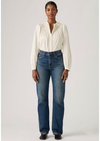 Levi's Dad-Jeans LEVI'S "EASY DAD", Damen, Gr. 26, L&auml;nge 32, free lunch lb, Denim/Jeans, Obermaterial: 100% Baumwolle, unifarben, regular fit lang, Jeans Dad-Jeans, im Five-Pocket Style