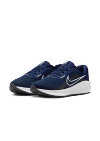Laufschuh Nike "DOWNSHIFTER 13", Herren, Gr. 47, silber (midnight navy, pure platinum, schwarz, wei&szlig;), Synthetik, Textil, Schuhe Laufschuh