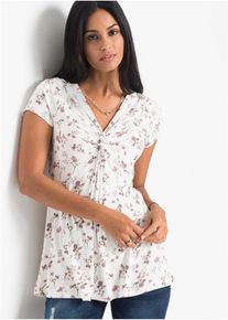 T-shirt en viscose extensible - blanc - taille 34/36 (XS) - Viscose - bonprix