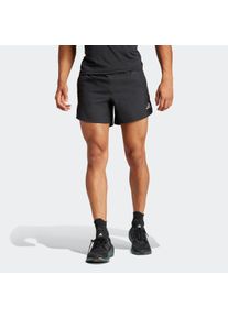 Laufshorts adidas Performance "RUN IT", Herren, Gr. M, L&auml;nge 7, schwarz (schwarz, innenbeinl&auml;nge ca. 18 cm), Obermaterial: 100% Polyester, Hosen Laufshorts