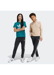 Sporthose adidas originals "TREFOIL KIDS", Damen, Gr. 152, N-Gr, schwarz (schwarz,), Obermaterial: 70% Baumwolle, 30% Polyester, Hosen Sporthose