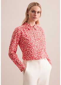 Hemdbluse Seidensticker "Schwarze Rose", Damen, Gr. M38, rosa (rosa, pink), 100% Viskose, gemustert, regular fit, ohne Ausschnitt, Blusen Hemdbluse, 1/1 Kragen Druck