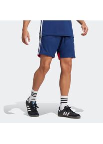 Trainingsshorts adidas Performance "TIRO 25 ESSENTIALS", Herren, Gr. M, N-Gr, blau (team navy blau, rot, normal, gr.), Obermaterial: 100% Polyester, Hosen Trainingsshorts