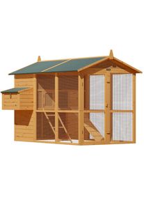 Cadoca Kippenhok Klein dierenverblijf 191x151x148cm