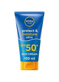 Nivea, Sonnencreme, Sun Protect & Moisture Ultra Sun Cream Lotion SPF 50+ 150ml (Sonnencreme, SPF 50+, 150 ml)