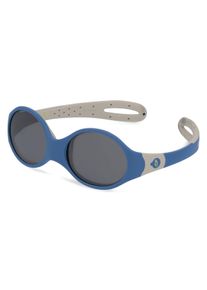 Julbo LOOP L J511 | Kinder-Sonnenbrille | Fassung: Vollrand, Rund, Kunststoff, Blau Gl&auml;nzend | Glasfarbe: Grau