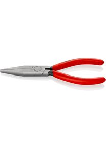 Knipex, Zange, Langbeckzange DIN ISO 5745 L.160mm lange flache Backen schwarz atram. Kopf pol. Ku. &uuml;berzogen kun... (160 mm)