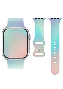 OEM Silikonarmband f&uuml;r Smartwatch 22 mm, neuwertig (22 mm, Silikon), Uhrenarmband, Gr&uuml;n